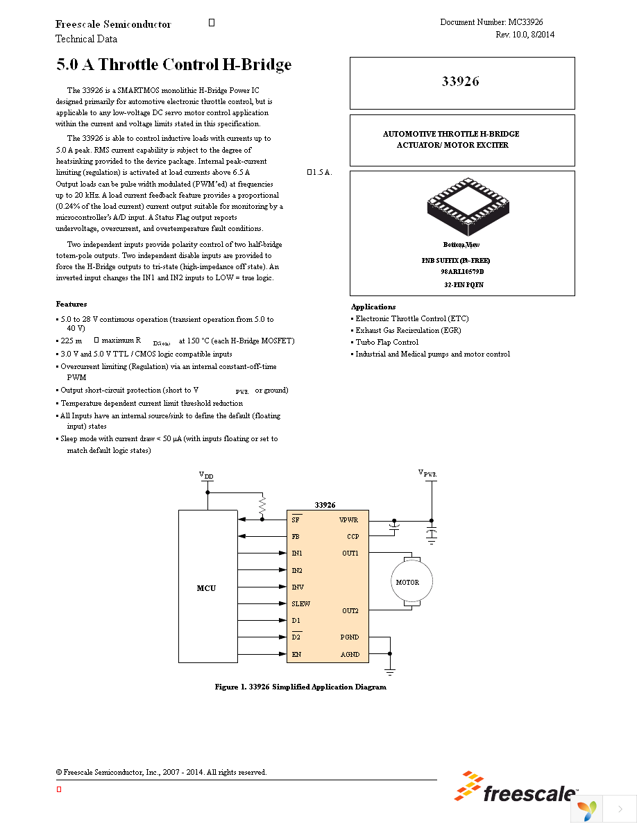 MC33926PNB Page 1