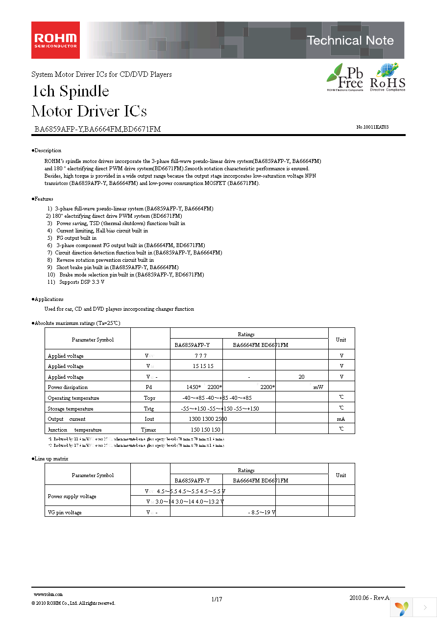 BA6664FM-E2 Page 1