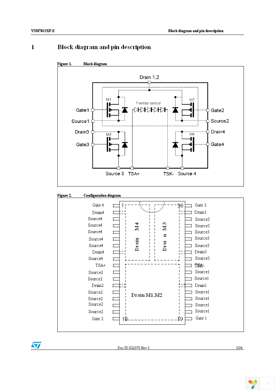 VNH7013XPTR-E Page 5