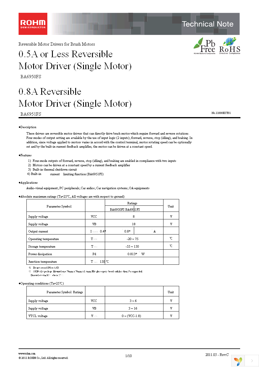 BA6951FS-E2 Page 1