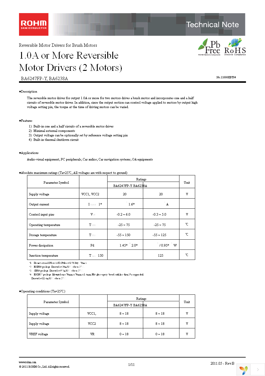 BA6247FP-YE2 Page 1