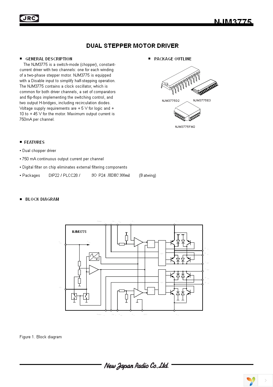 NJM3775D2 Page 1