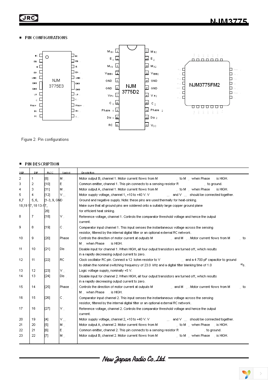 NJM3775D2 Page 2