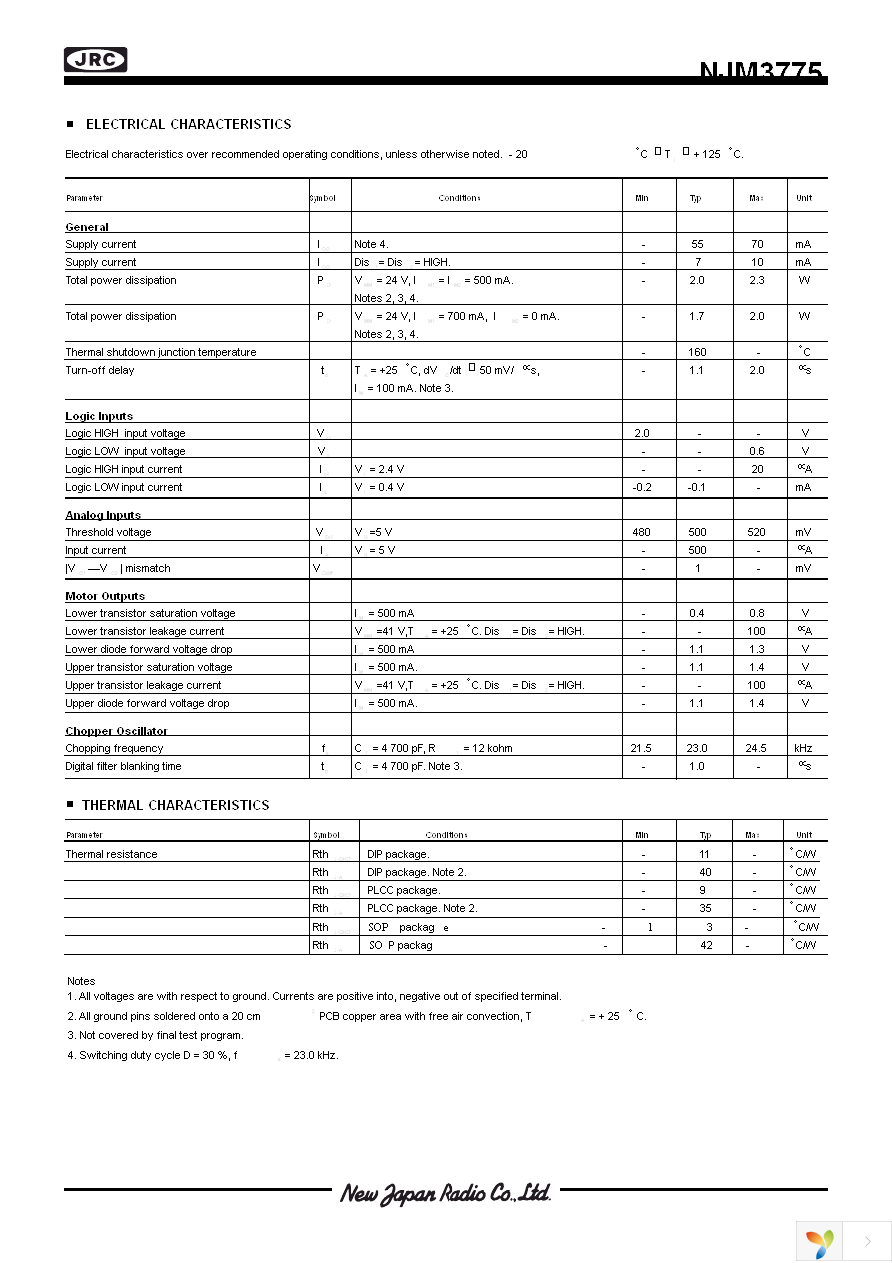 NJM3775D2 Page 5