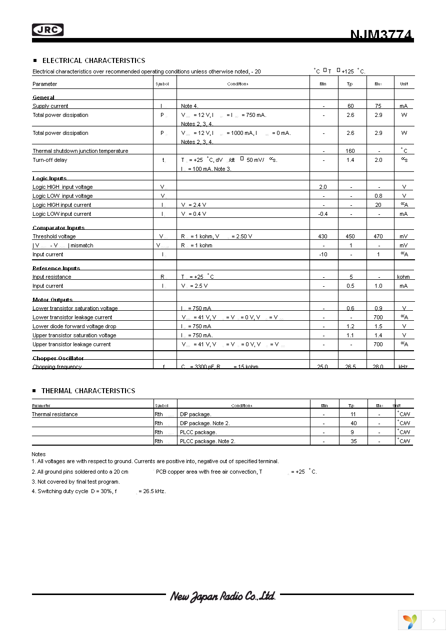 NJM3774D2 Page 5