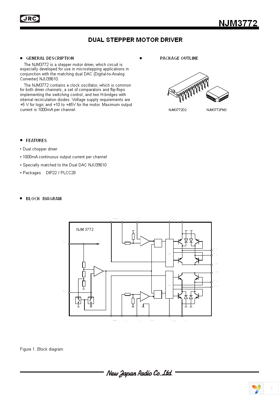 NJM3772D2 Page 1