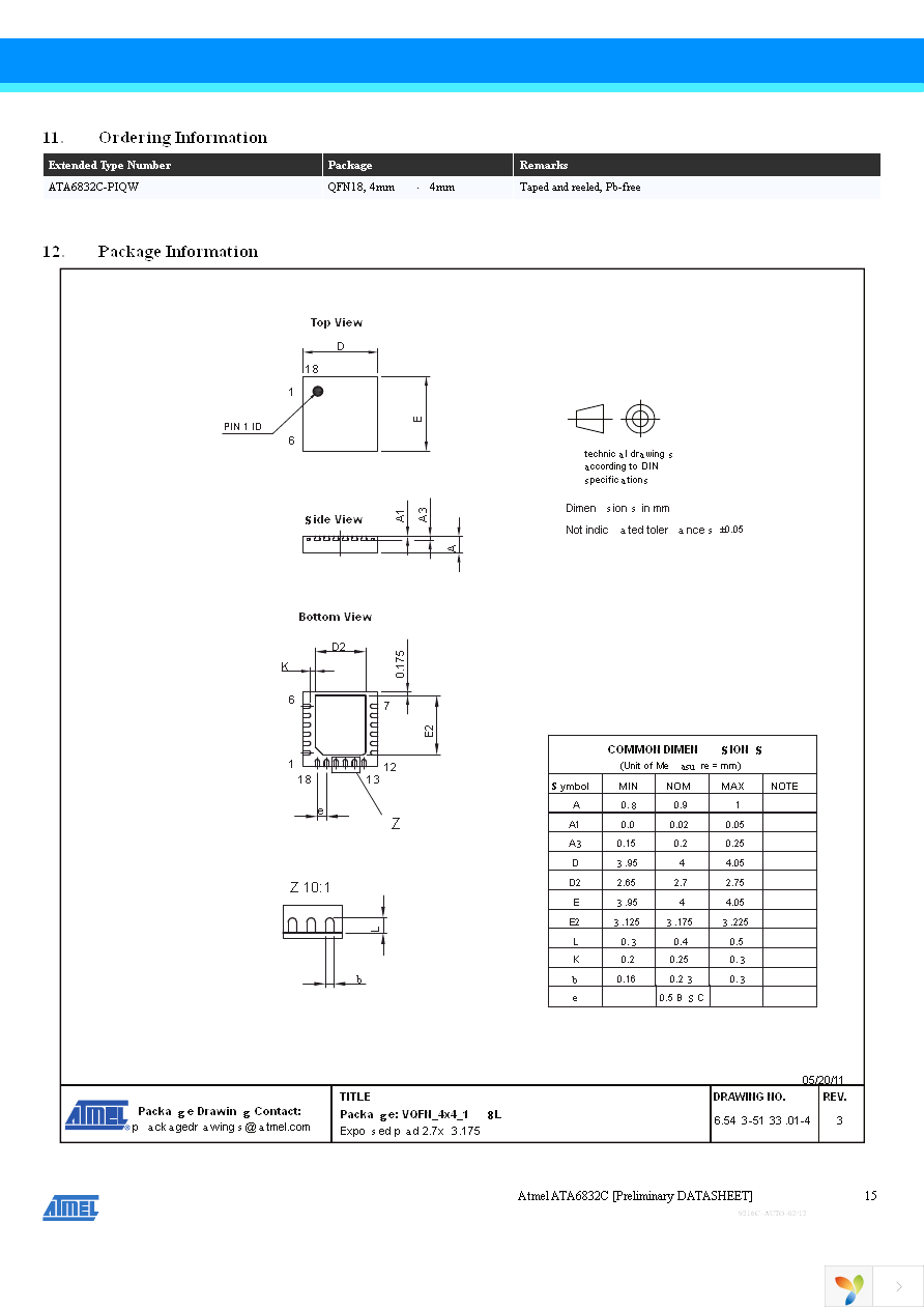 ATA6832C-PIQW Page 15