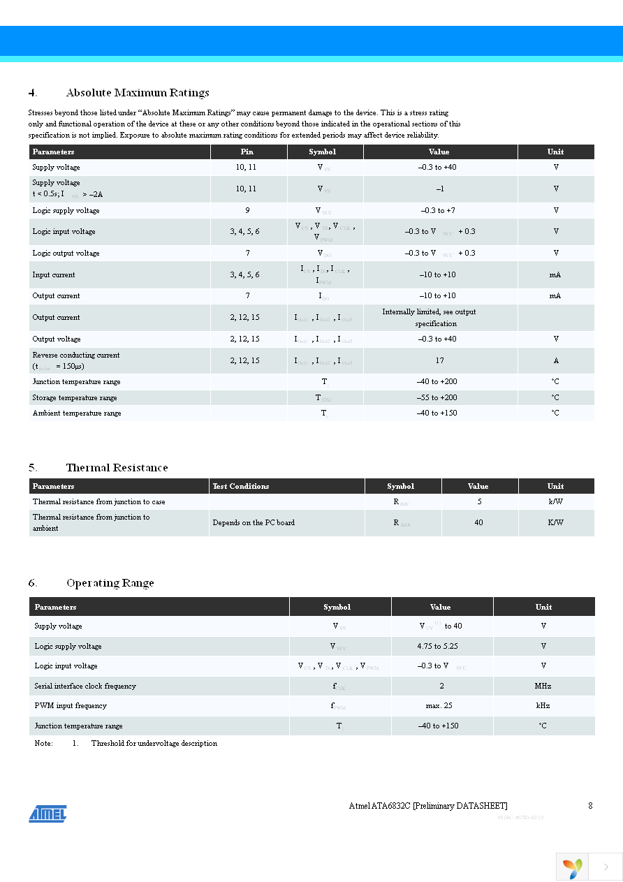 ATA6832C-PIQW Page 8