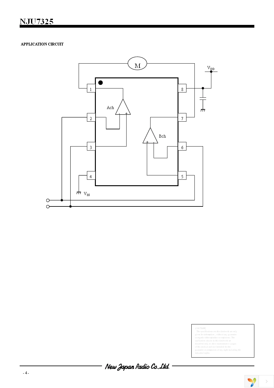 NJU7325R-TE1 Page 4