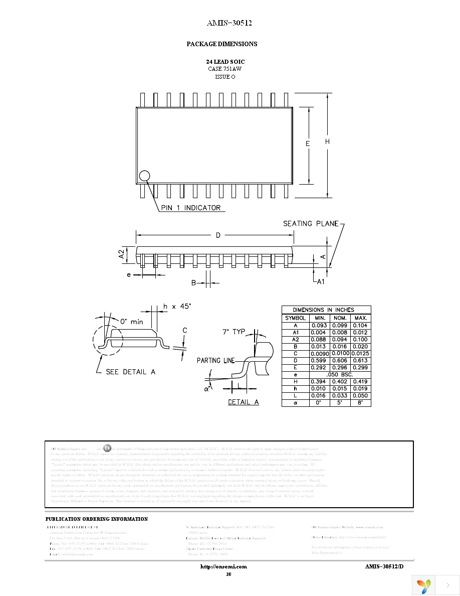 AMIS30512C5122RG Page 30