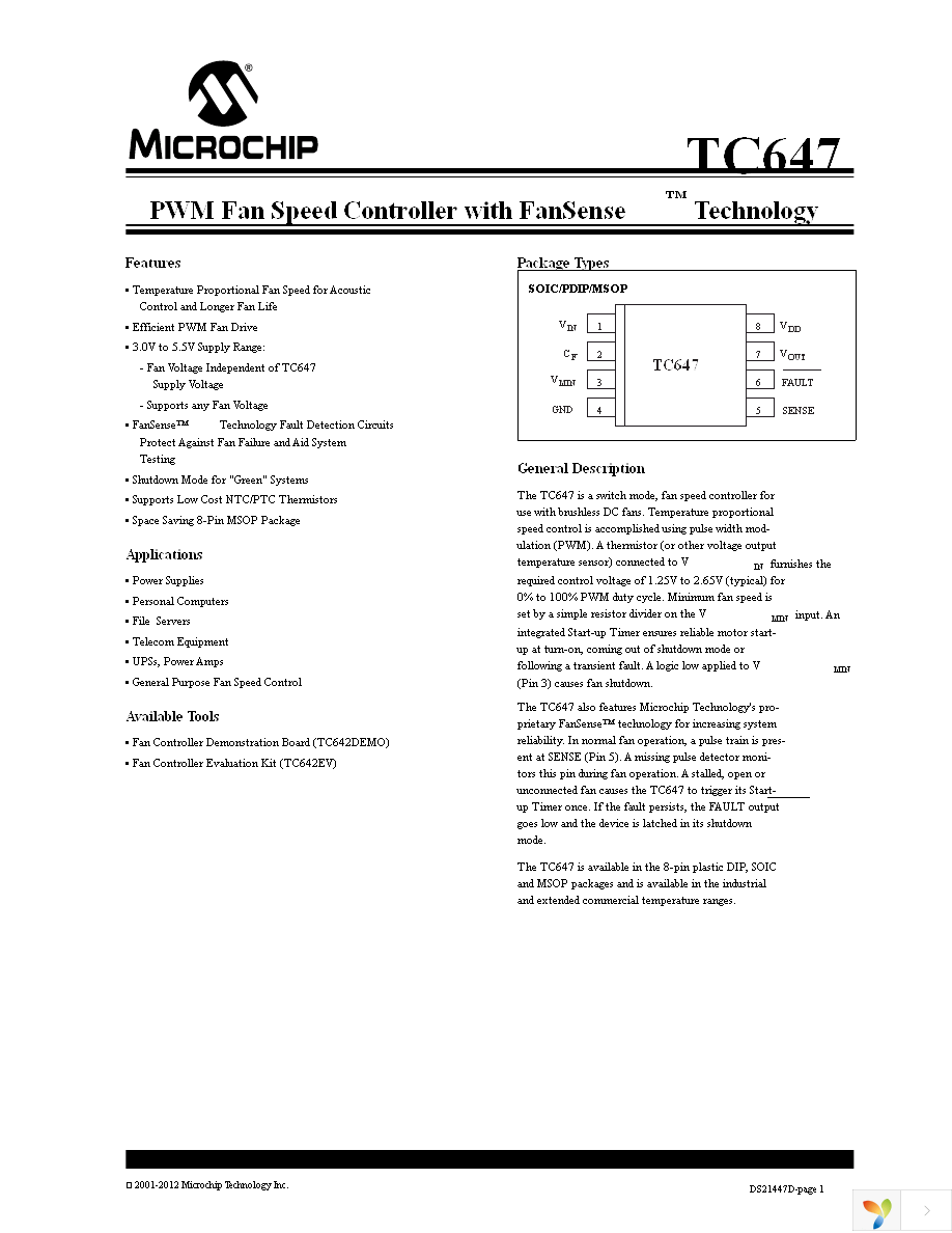 TC647EUA Page 1