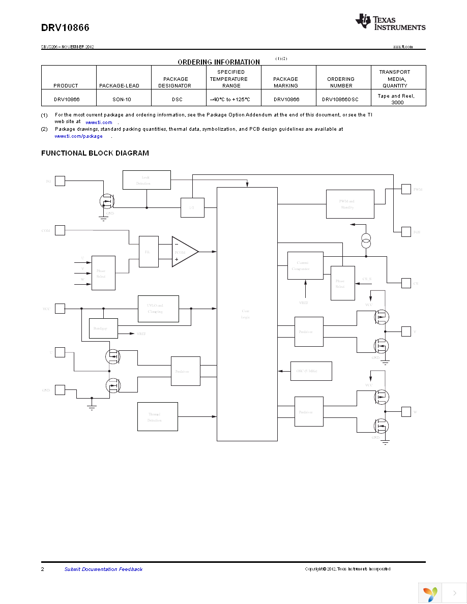 DRV10866DSCR Page 2