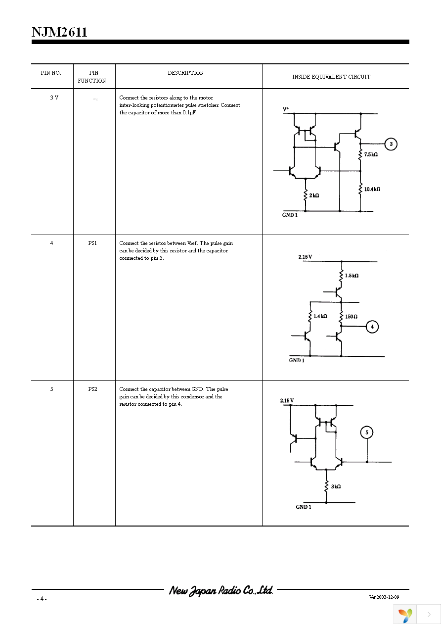 NJM2611M Page 4