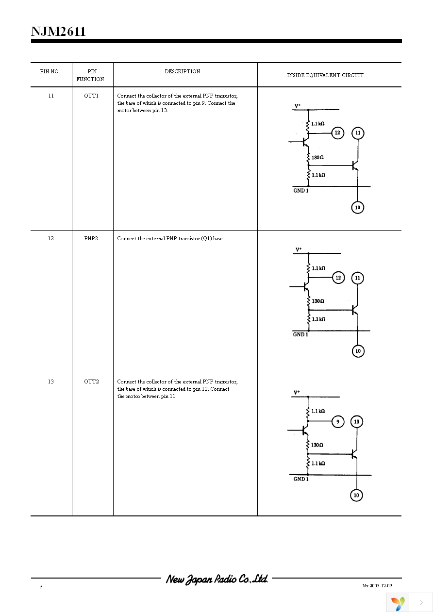 NJM2611M Page 6