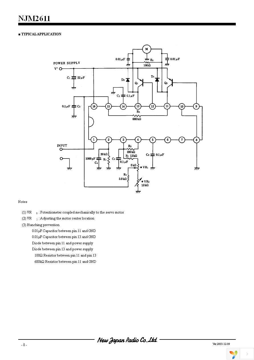 NJM2611M Page 8