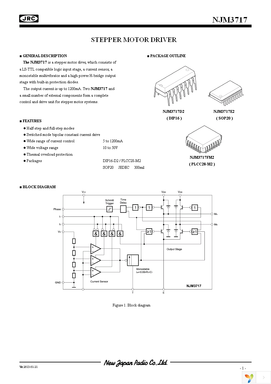 NJM3717D2 Page 1