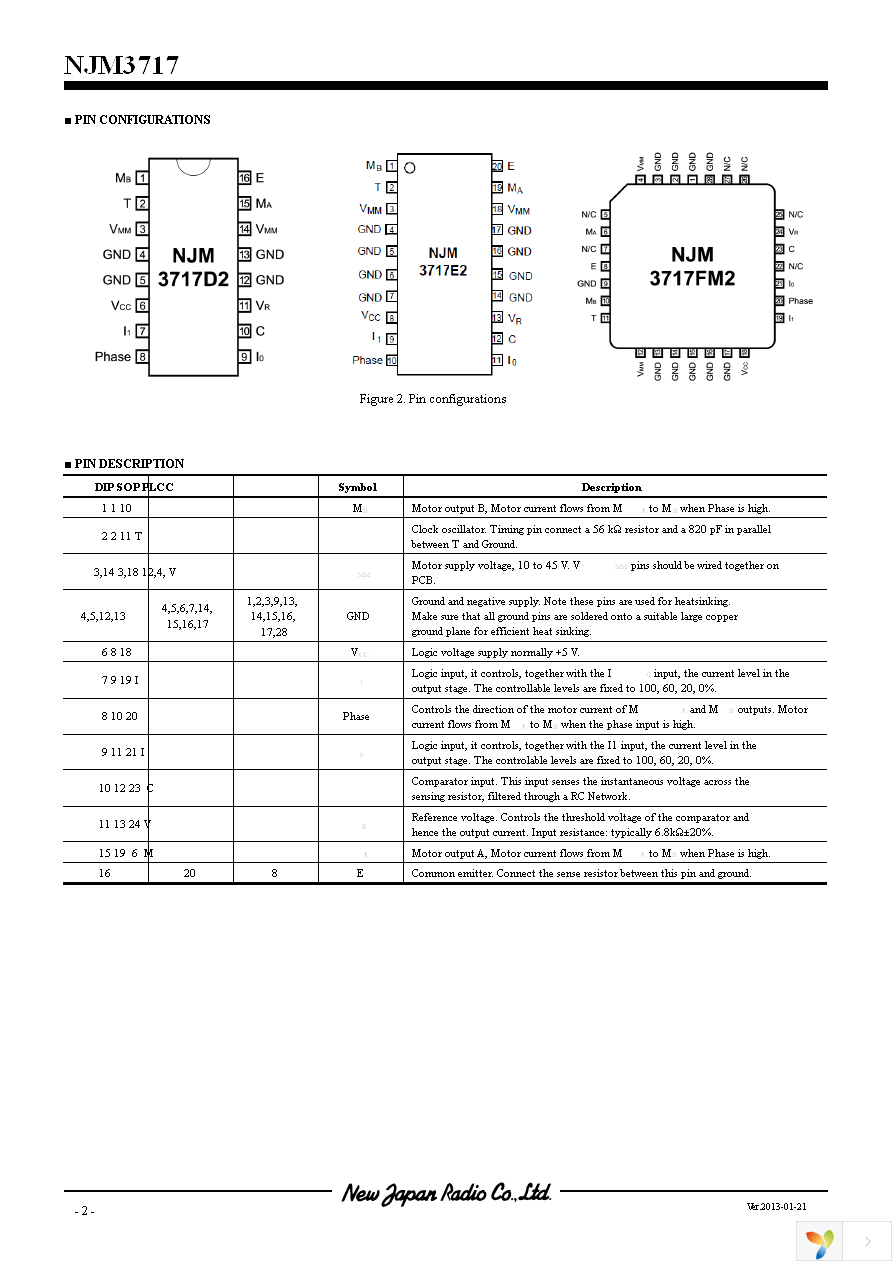 NJM3717D2 Page 2