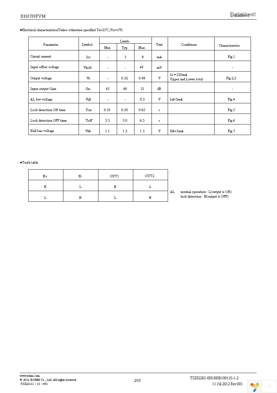 BH6789FVM-TR Page 2