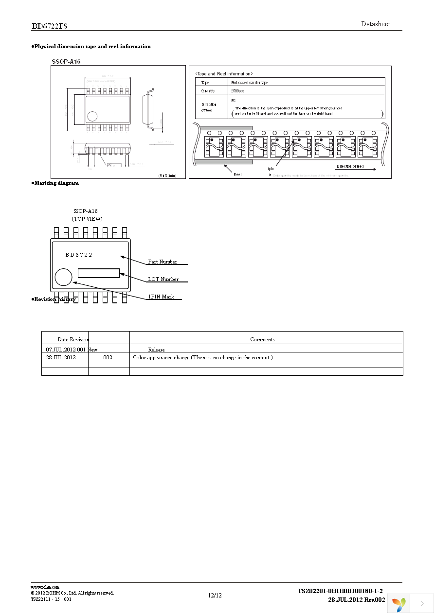 BD6722FS-E2 Page 12