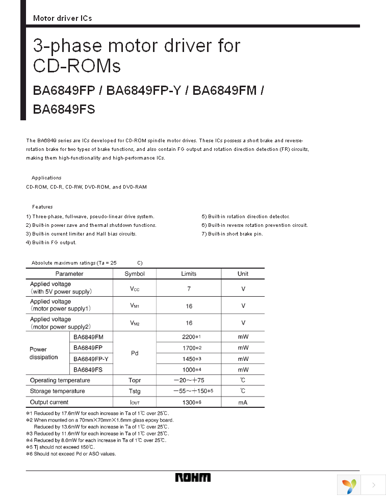 BA6849FS-E2 Page 1