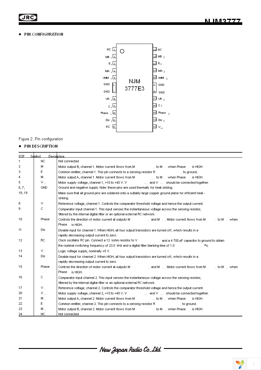 NJM3777E3 Page 2