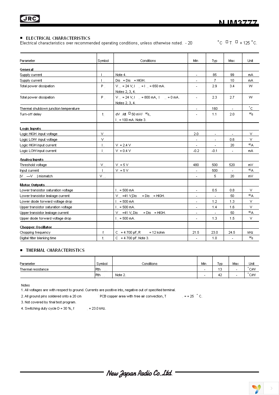 NJM3777E3 Page 5