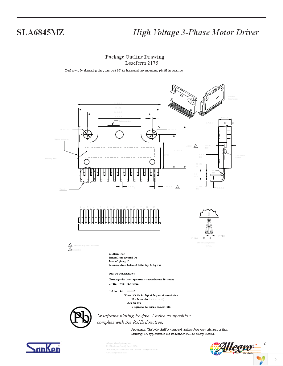 SLA6845MZ-LF2171 Page 8