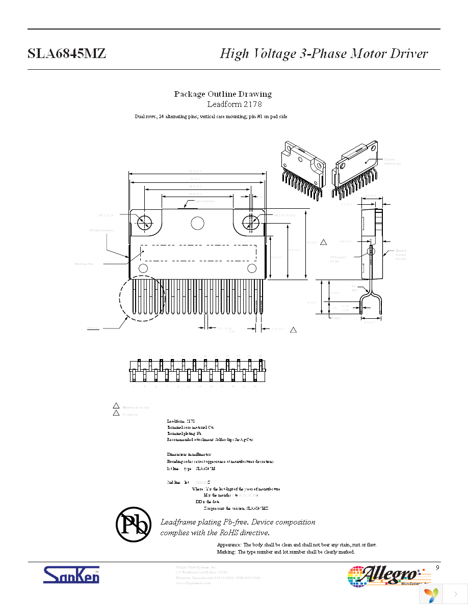 SLA6845MZ-LF2171 Page 9