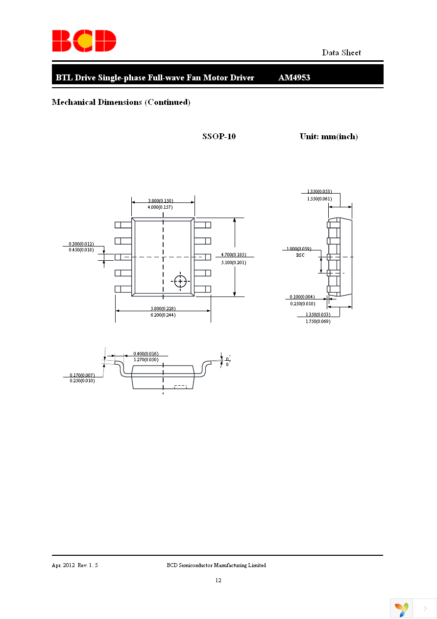 AM4953FMTR-G1 Page 12