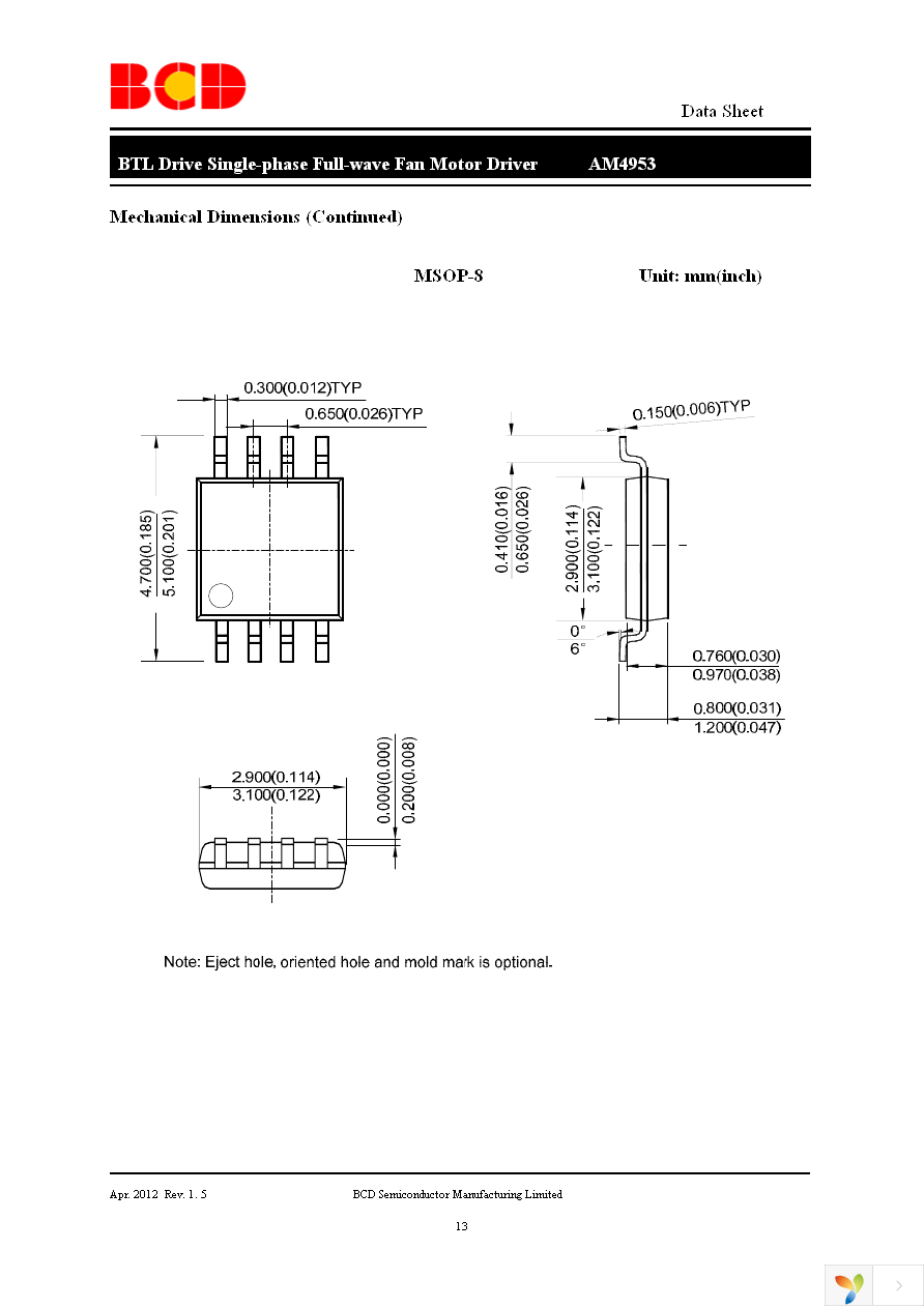 AM4953FMTR-G1 Page 13