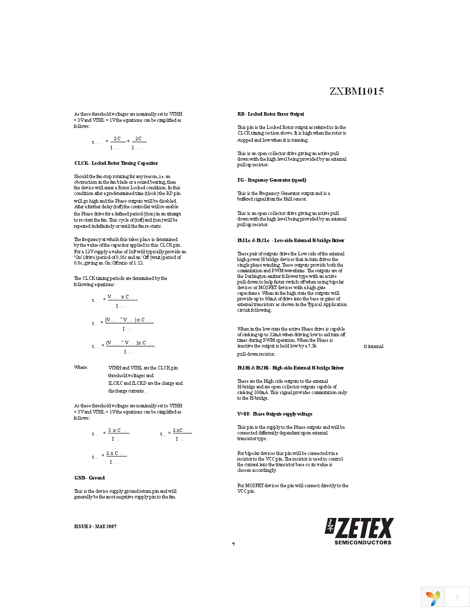 ZXBM1015ST20TC Page 7