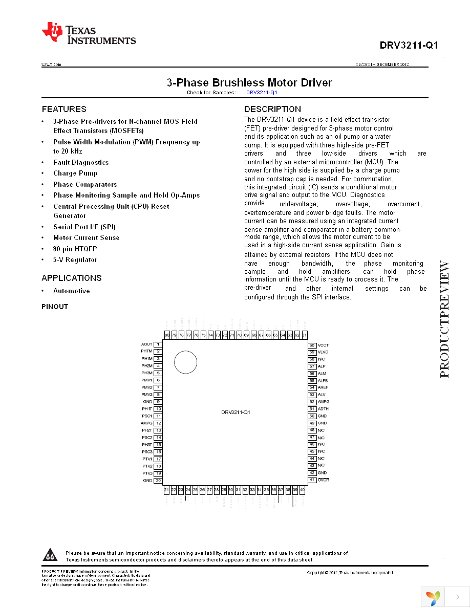 DRV3211QPFPQ1 Page 1