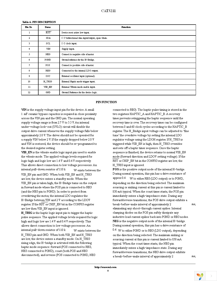 CAT3211MUTAG Page 8