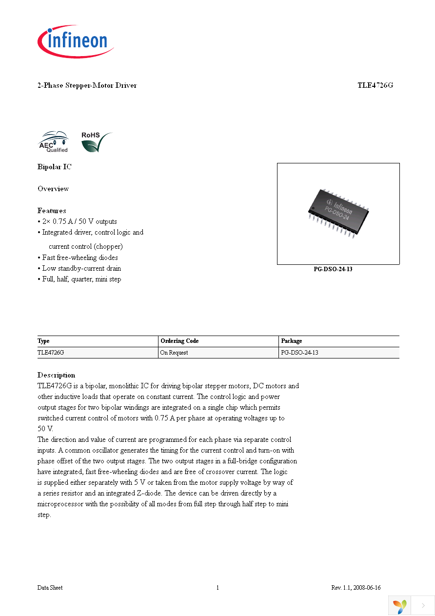 TLE4726G Page 1