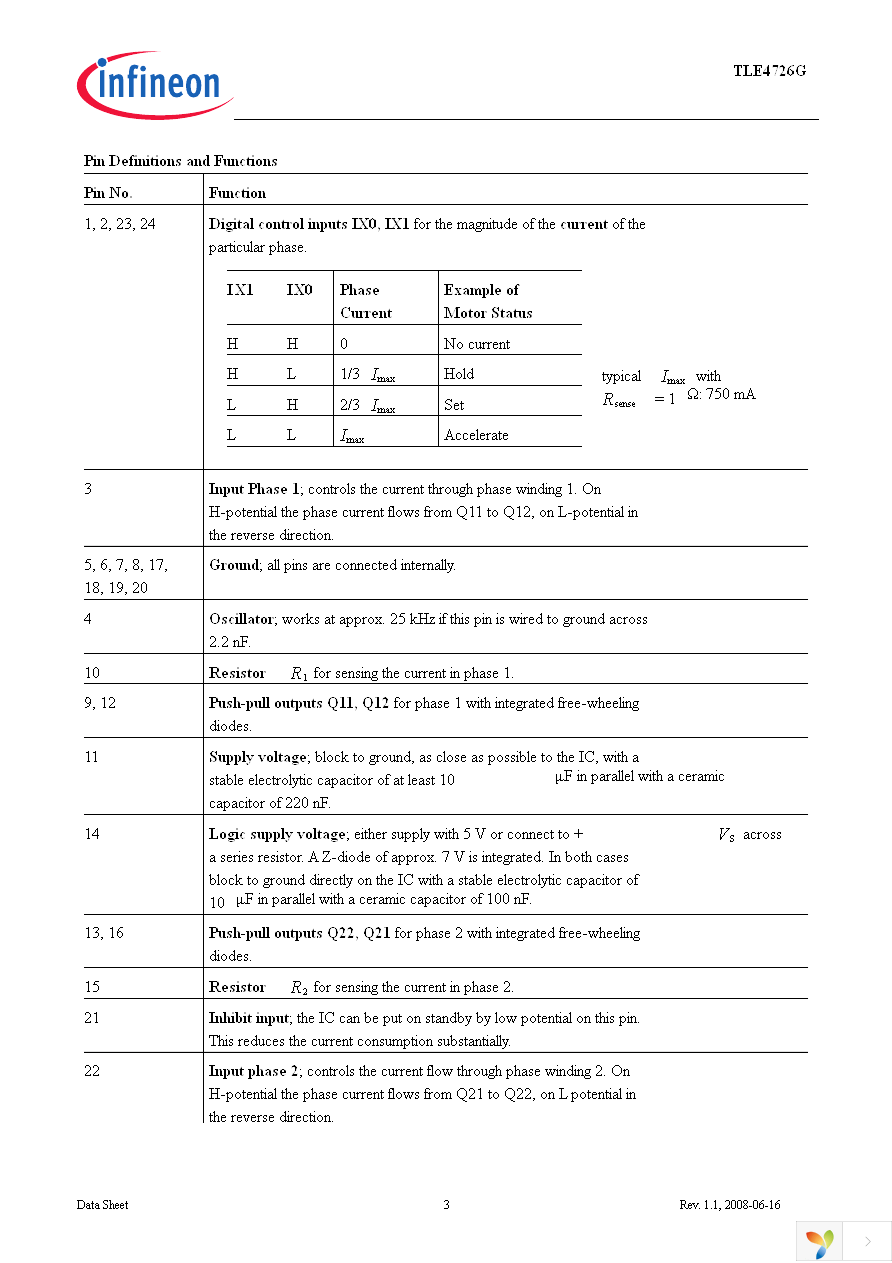 TLE4726G Page 3