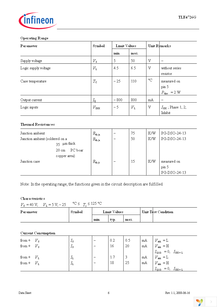 TLE4726G Page 6