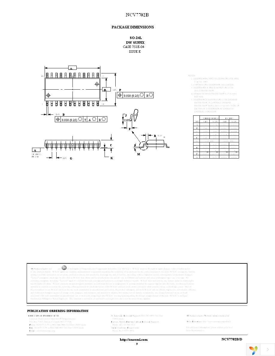 NCV7702BDWR2G Page 9