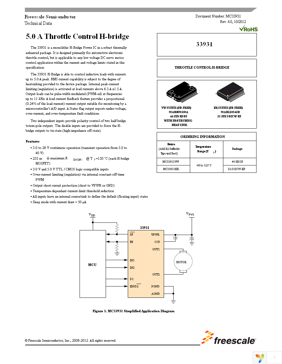 MC33931EKR2 Page 1