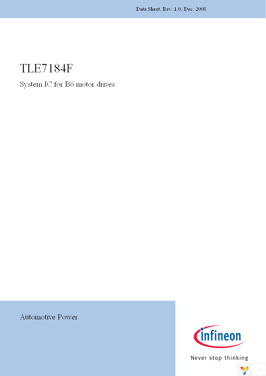 TLE7184F Page 1