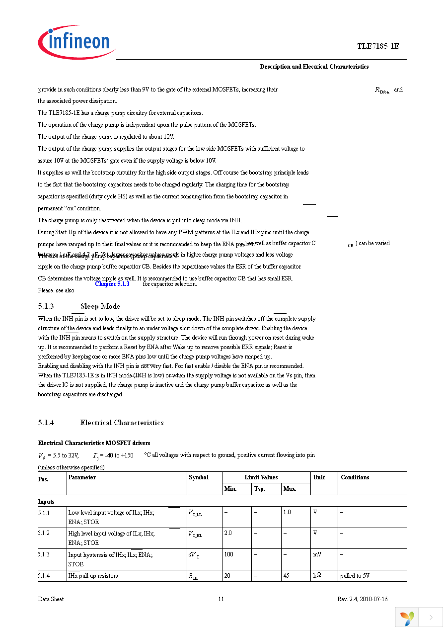 TLE7185-1E Page 11