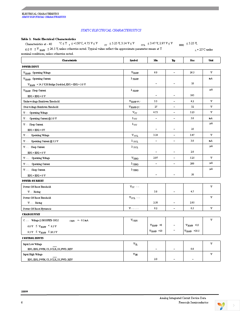 MC33899VWR2 Page 6