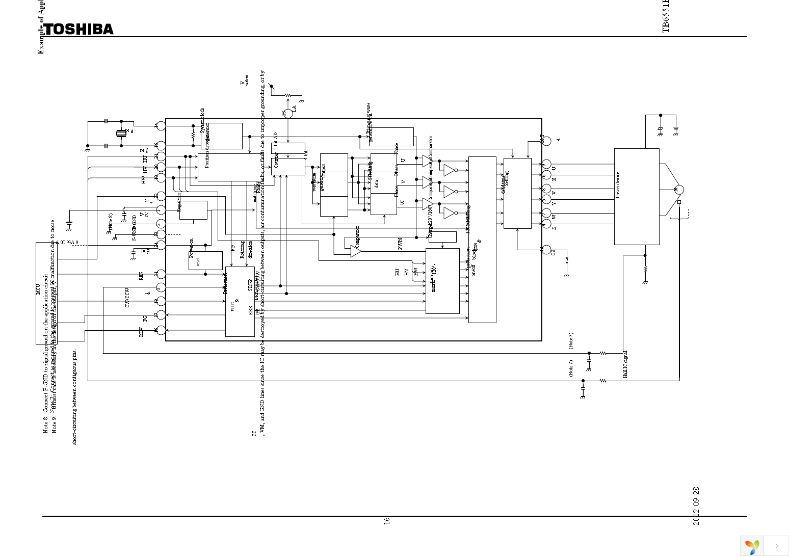 TB6551FG(O,EL,DRY) Page 16