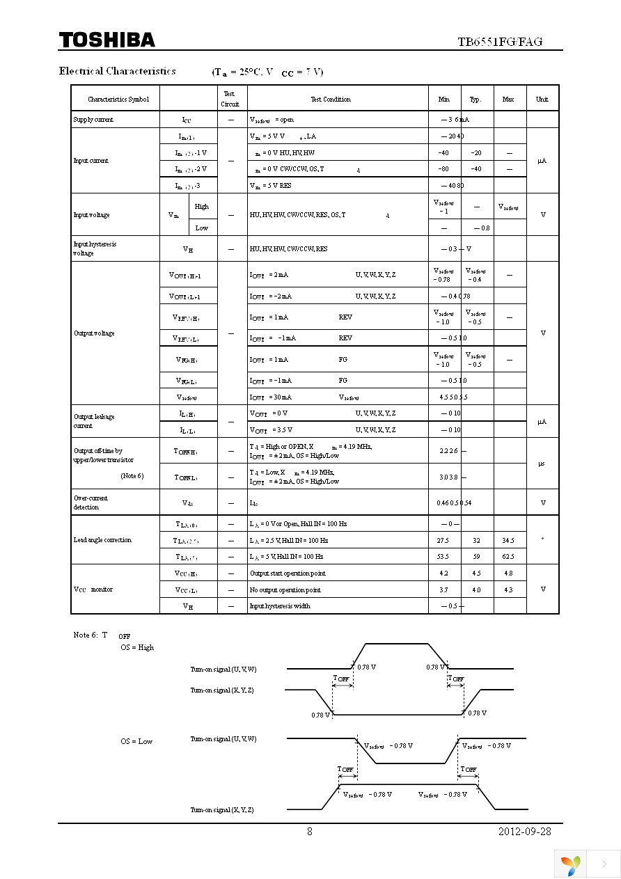 TB6551FG(O,EL,DRY) Page 8