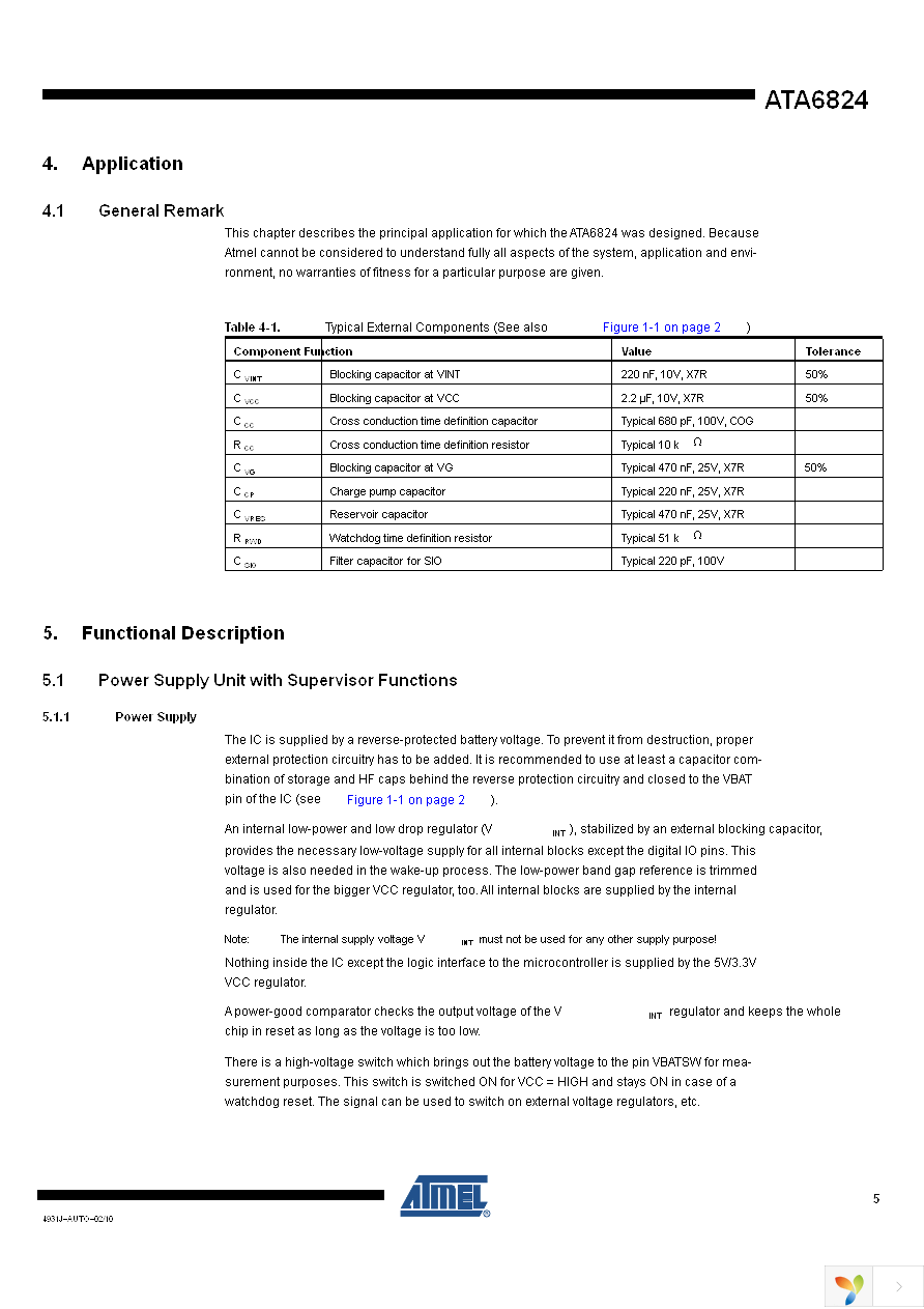 ATA6824-PNQW Page 5