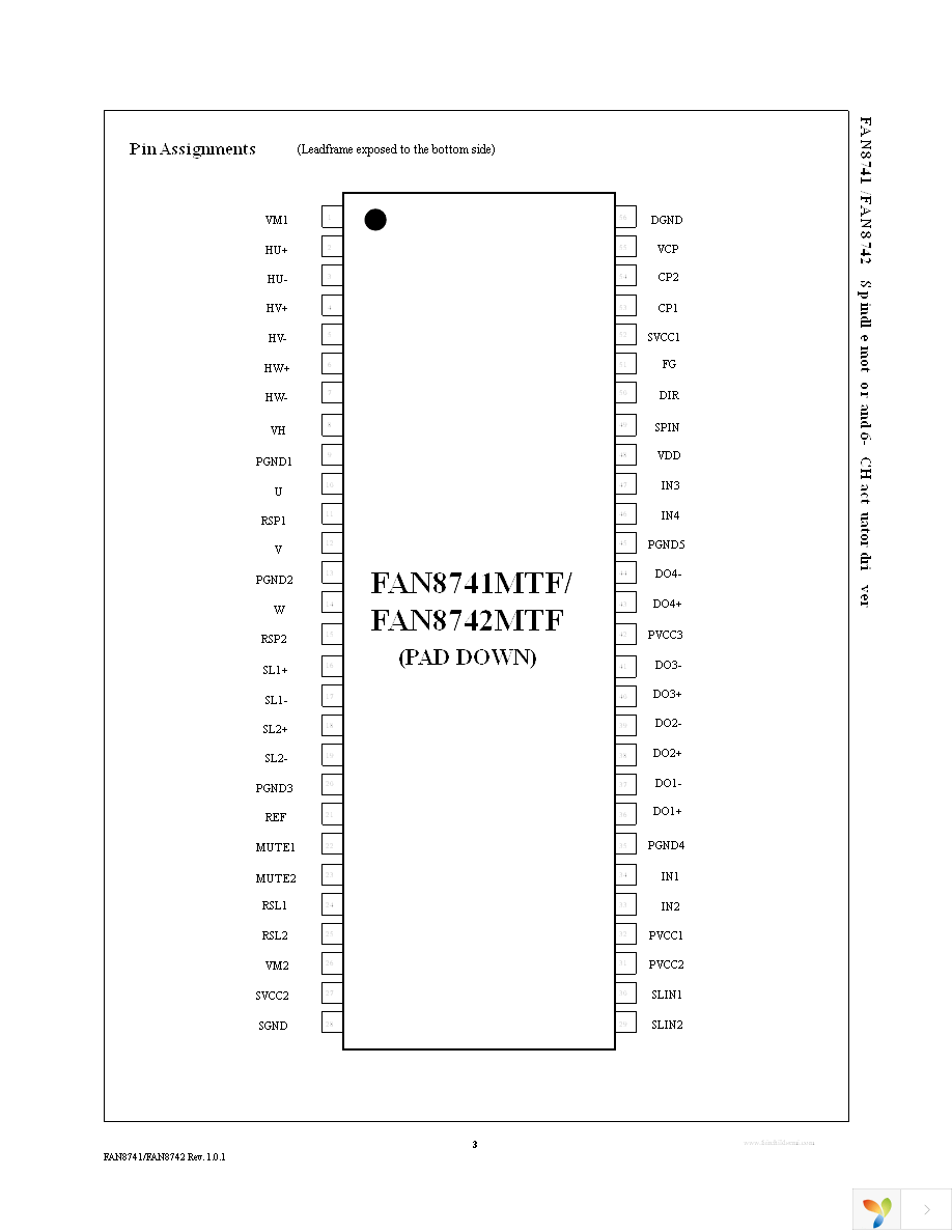 FAN8741MTFX Page 3