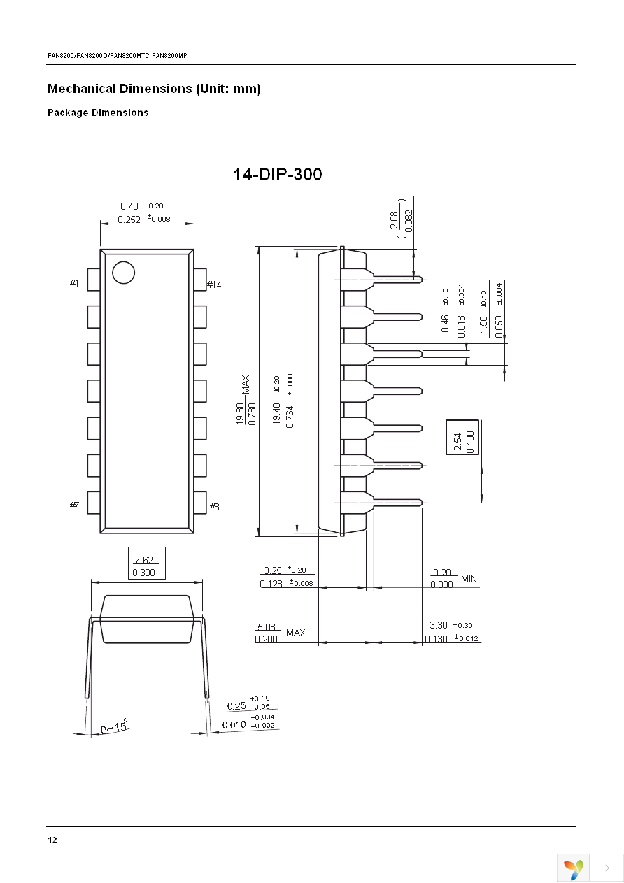 FAN8200MTCX Page 12