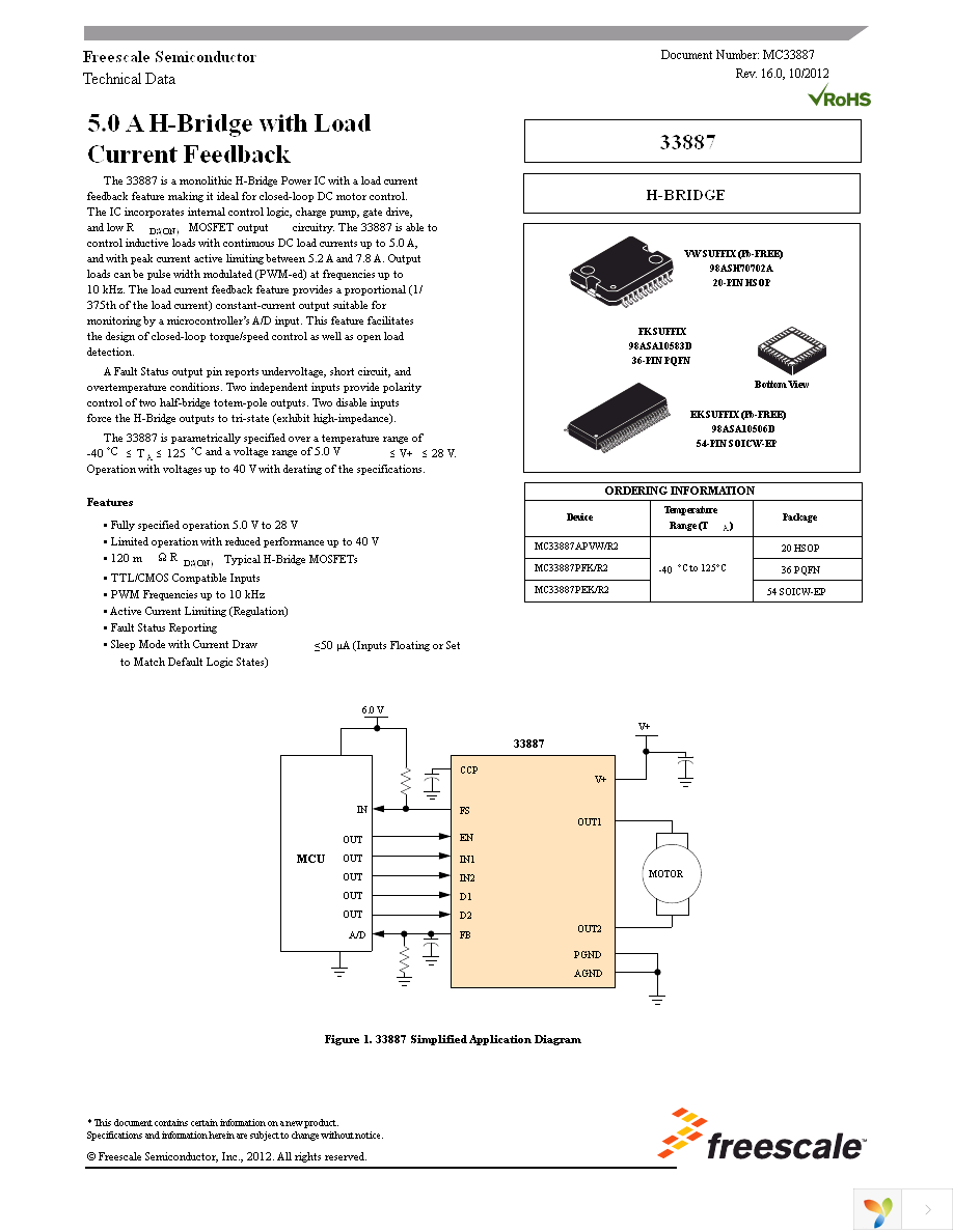 MC33887PNBR2 Page 1