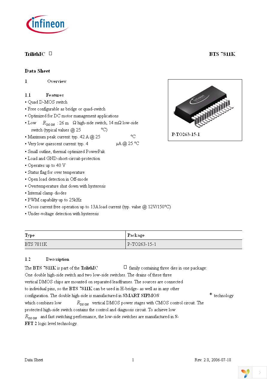 BTS7811K Page 1