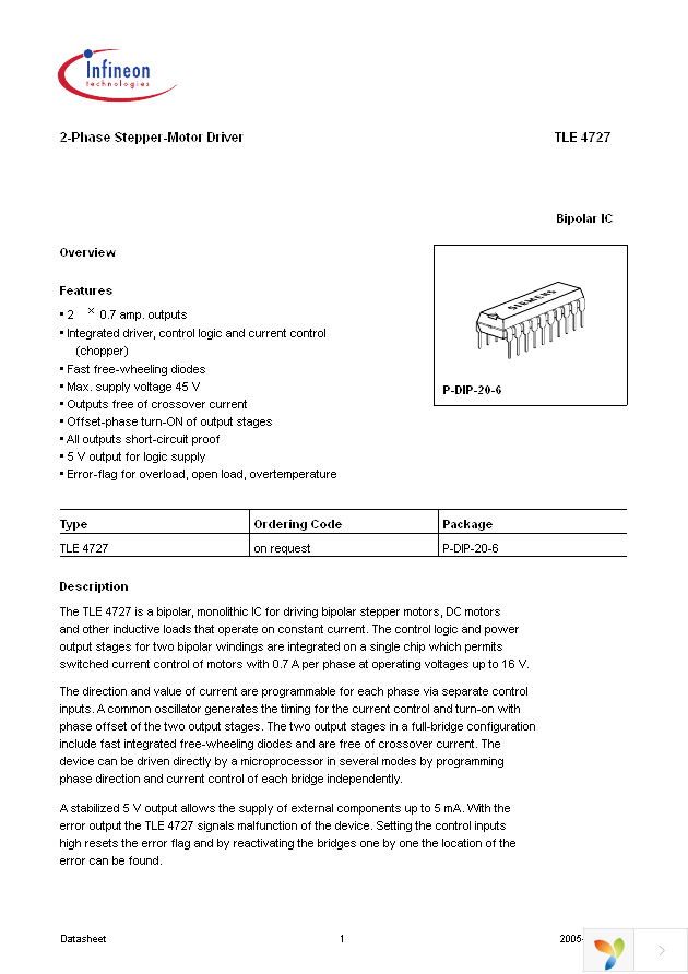 TLE4727 Page 1