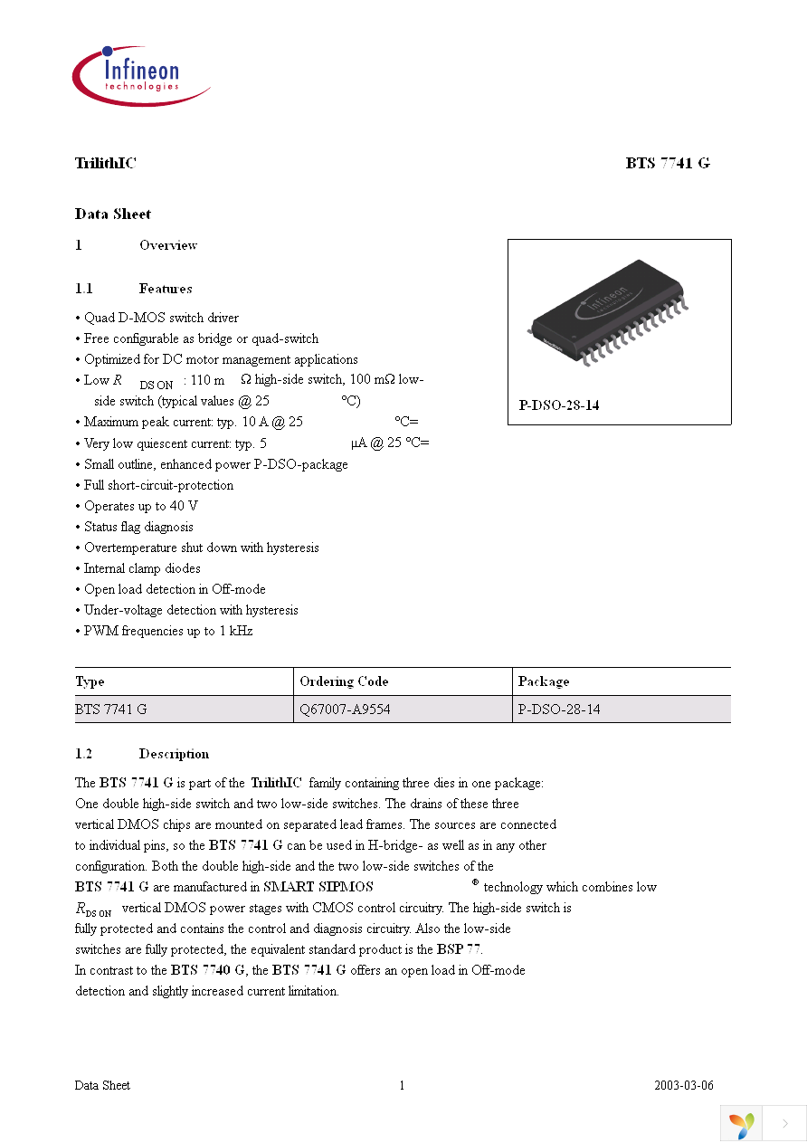 BTS7741G Page 1